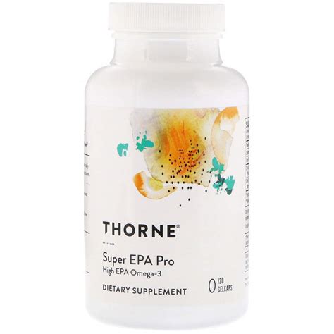 Омега-3, Super EPA Pro, Thorne, концентрат, 120 капсул (152894) купить ...