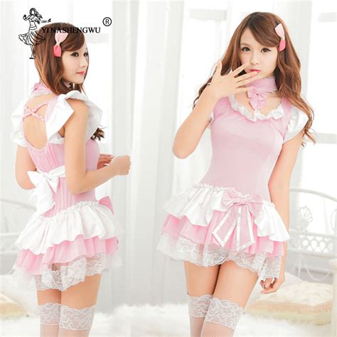 Sexy Women Cosplay Maid Nite French Maid Cosplay Costume Women Exotic