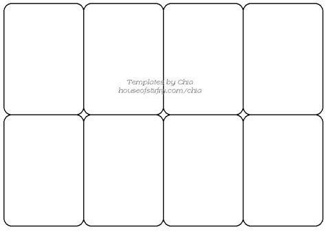 Free Playing Card Template For Word - PRINTABLE TEMPLATES