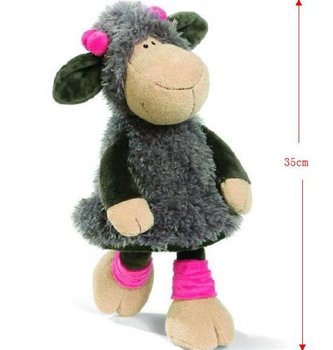 Nici Plush Toy Stuffed Jolly Mah Lucy Gray Skirt Sheep Lamb Birthday