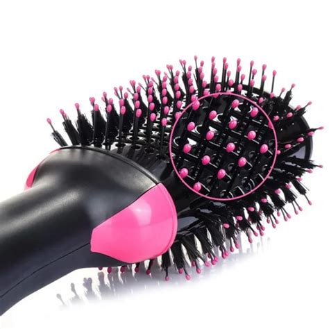 Multi Functional Hot Air Comb Hair Brush Blow Dryer Curling Brush Sokogala E Commerce