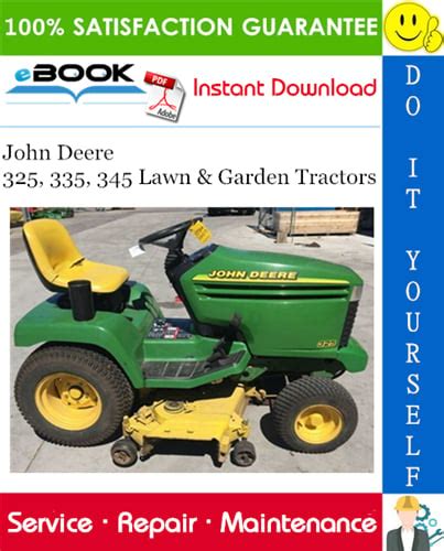 John Deere Lawn Garden Tractors Technical Manual