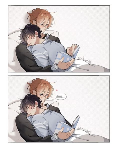 Anime Cupples Fanarts Anime Anime Love Kawaii Anime Cute Gay Couples Cute Anime Couples