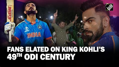 Fans Elated As Kohli Equals Tendulkars Record Of 49 ODI Centuries In