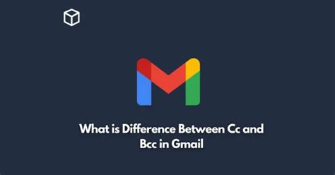 What Is Difference Between Cc And Bcc In Gmail Programming Cube