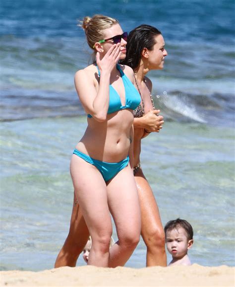 Scarlett Johansson In Bikini At A Beach In Hawaii HawtCelebs