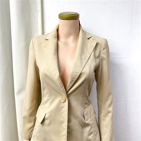 GB Med Nude Cream Premium Korean Blazer On Carousell