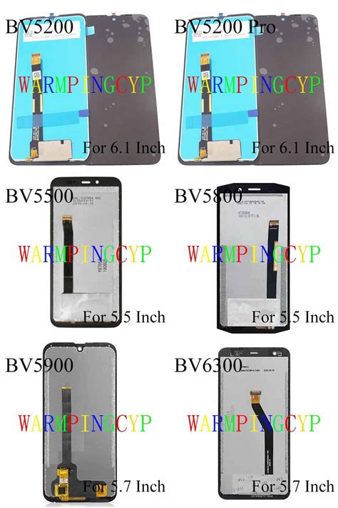 Assembly (touch Screen+lcd) For Blackview Bv5200 Pro Bv5500 Bv5800 ...