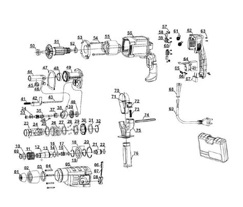 Ersatzteile Von Einhell Blue Aus Der Zeichnung Bohrhammer BT RH 600