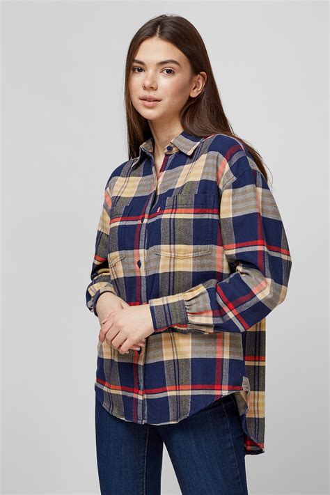 Рубашка в клетку для девушек Levi’s® A0842;0009 — Ultrashop