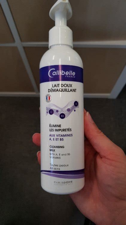 Callibelle Lait Doux D Maquillant Aux Vitamines A E Et B Inci Beauty