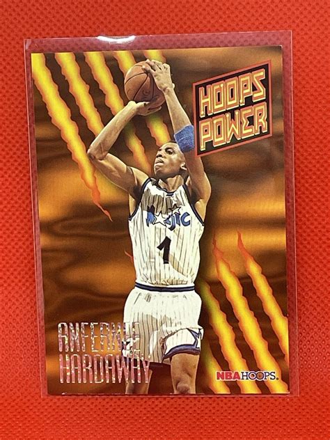 1995 Nba Hoops Anfernee Hardaway Pr 38 Hoops Power Orlando Magic Skybox Ebay