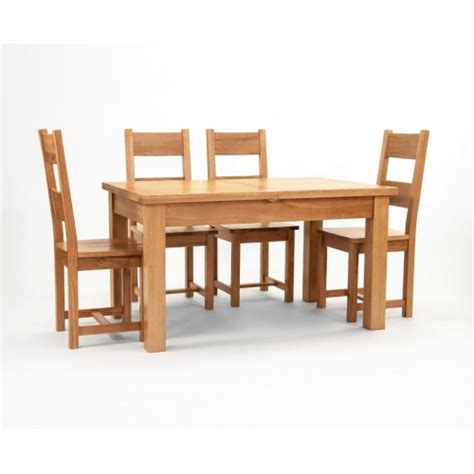 Devon Oak Extending Dining Table 140cm 200cm