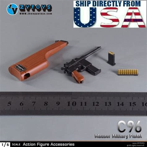 Military C Pistol Weapon Gun Model For Figure Tbl Phicen Hot Toys Usa Ebay