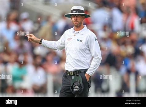 on field umpire Michael Gough during the game Stock Photo - Alamy