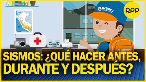 EMERGENCIAS Recomendaciones antes durante y después de un sismo YouTube