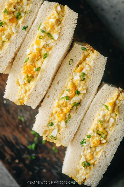 Japanese Egg Sandwich Tamago Sando Omnivores Cookbook