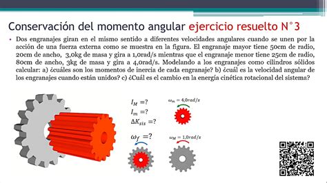 Conservacion De La Cantidad De Movimiento Angular Ejercicios N