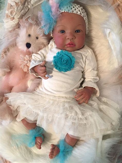 Lifelike Biracial Reborn Baby Girl Doll Joy For Adoption