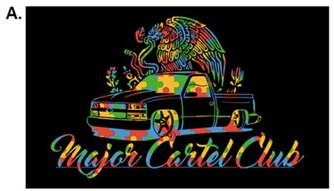 major cartel club custom flag package