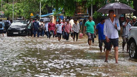 Mumbai Rains Red Alert Issued For Tomorrow In Mumbai Thane And Palghar