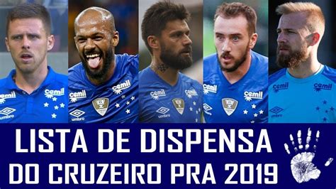 Lista De Dispensa Do Cruzeiro Para Youtube