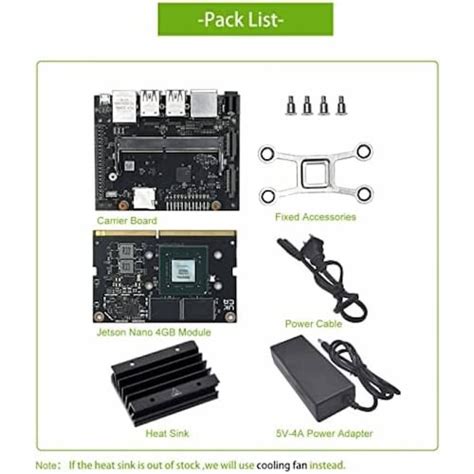 Jetson Nano Waypondev 4gb Ram 16gb Emmc Robot Negro