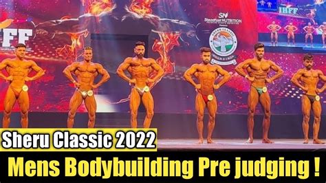 MEN S BODYBUILDING PRE JUDGING SHERU CLASSIC 2022 Sheruclassic2022 Ad