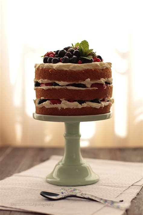 Raquel S Kitchen English Version Red Fruit Naked Cake