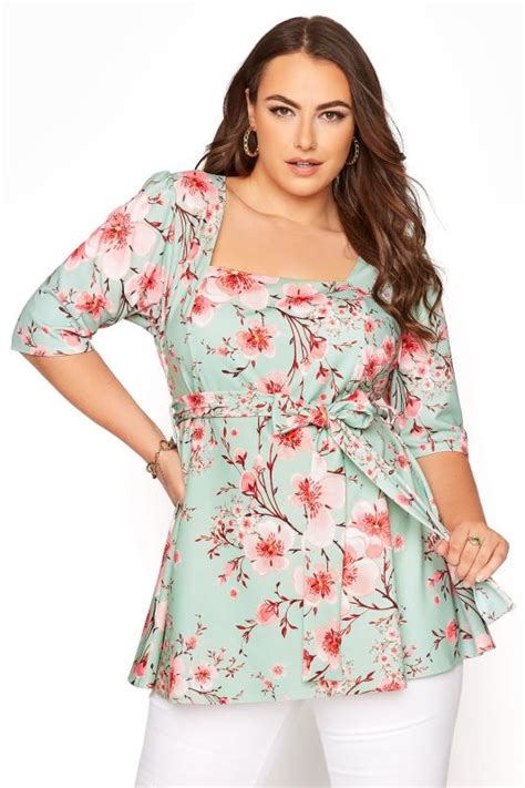 Plus Size Peplum Tops For Women Yours Clothing