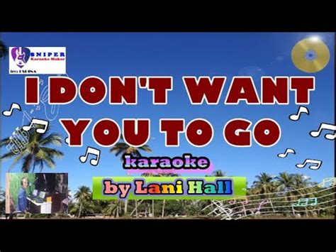 I DON T WANT YOU TO GO Karaoke By Lani Hall YouTube