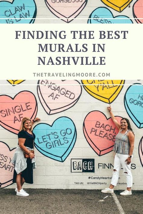 Nashville Mural Map And Guide Girls Trip Nashville Nashville Map