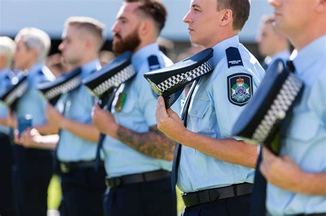 Queensland Police Service Inducts Recruits Into Service Queensland