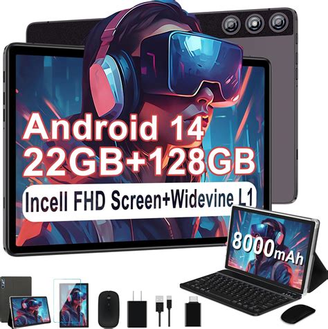 Amazon.com : DMOAO Android Tablet 2025 Tablets with 22GB RAM+128GB ROM/ 1TB Expand, 8000mAh