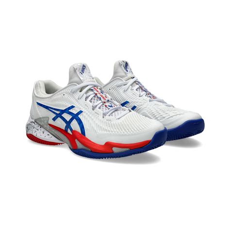 Asics Court Ff 3 Novak Clay Mens Tennis Shoes Whiteblue