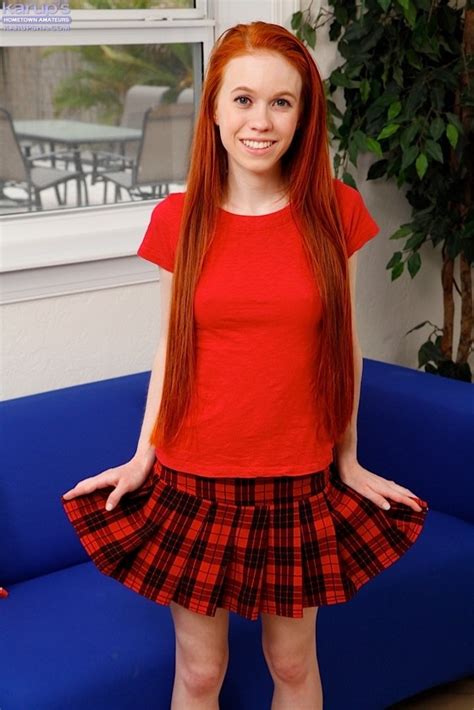 Redhead Teen Dolly Spice Fingering Her Tight Pussy