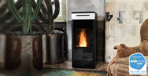 Ravelli Termostufa A Pellet Idro Hrv Touch Kw Con Kit