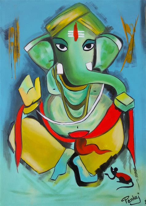 Lord Ganesha | Lord ganesha paintings, Ganesha painting, Ganesha art