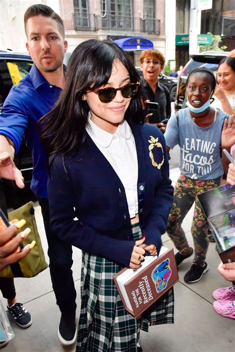 Jenna Ortega Slays in Thom Browne Ensemble in NYC • CelebMafia