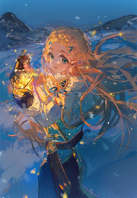 Safebooru Girl Absurdres Blonde Hair Blue Eyes Blue Ribbon Braid Brown Gloves Capelet Crown