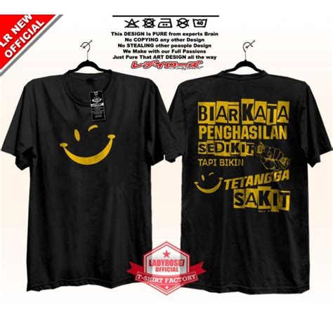Jual KAOS KATA KATA BIKIN TETANGGA BAPER | Shopee Indonesia