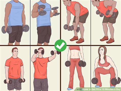 3 Ways to Get Fit in 10 Minutes a Day - wikiHow