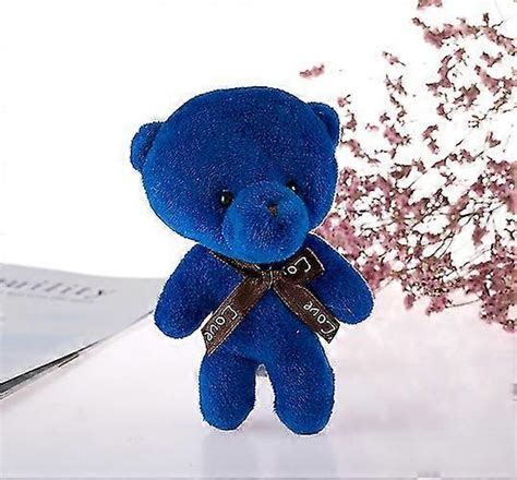 12 Color Teddy Bear Key Chains Fruugo Uk