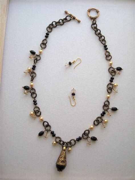 bali inspired necklace  lifeofrileybazaar  etsy