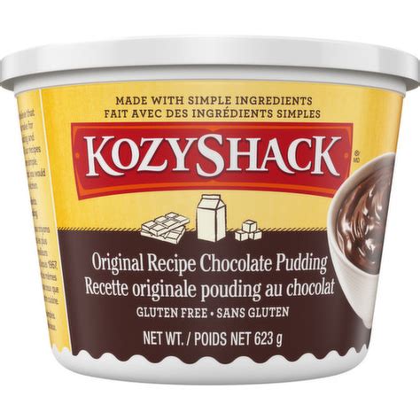 Kozy Shack Chocolate Pudding, Original Recipe