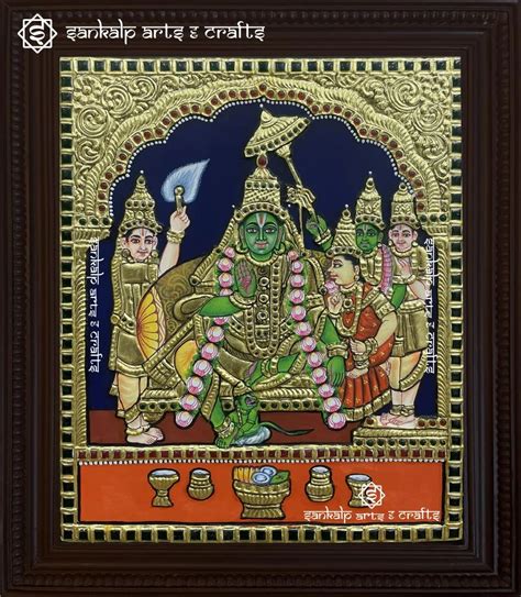 Ramar Pattabishekam Tanjore Painting Thanjavur Paintings