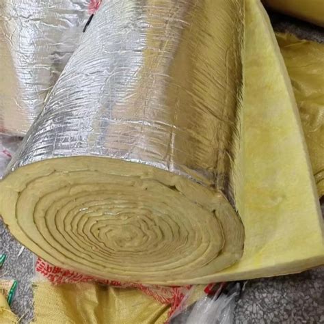 1 6 Fiberglass Insulation Blanket Glasswool Roll Fiber Glass Wool With Aluminium Foil China