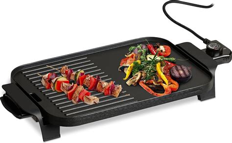 Relaxdays Elektrische Tafelgrill Met Temperatuurregelaar Elektrische