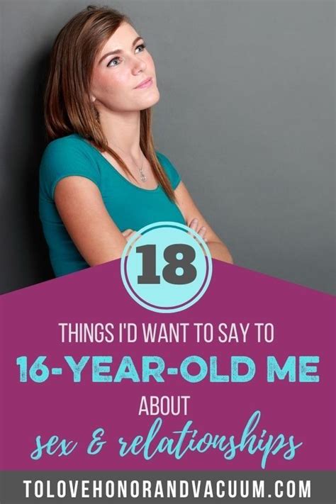 What I D Tell My Teenage Self About Sex And Relationships Christian Sex Sex Year Old