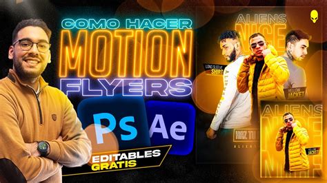 Como HACER MOTION FLYERS De 3 Escenas Con Photoshop Y After Effects